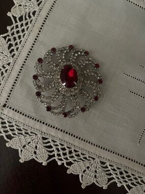 Vintage rhinestone brooch